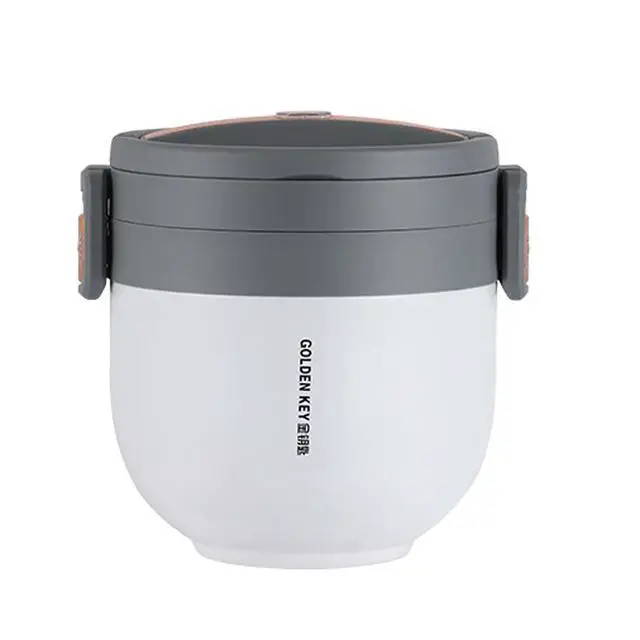 Alt view image 7 of 7 - Thermo for Hot Food for Adults,30oz Food Thermo Lunch Containers,Wide Mouth Vacuum Insulated Thermo Food Jar,Snap-fit Design&Easy to Open,6 Hours Hot and 8 Hours ColdWhite