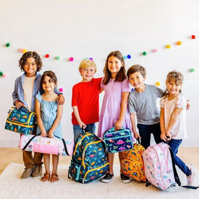 Alt view image 2 of 7 - Kids Insulated Lunch Box, Rip-Stop Black