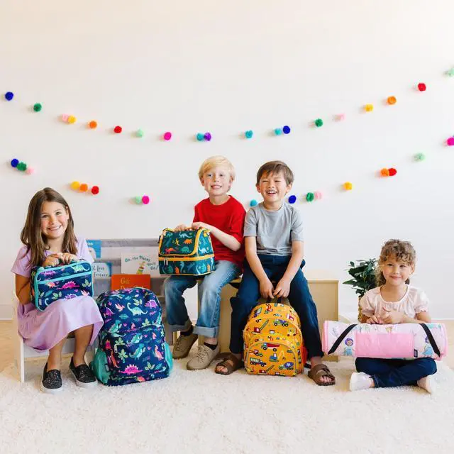 Alt view image 6 of 7 - Kids Insulated Lunch Box, Rip-Stop Black