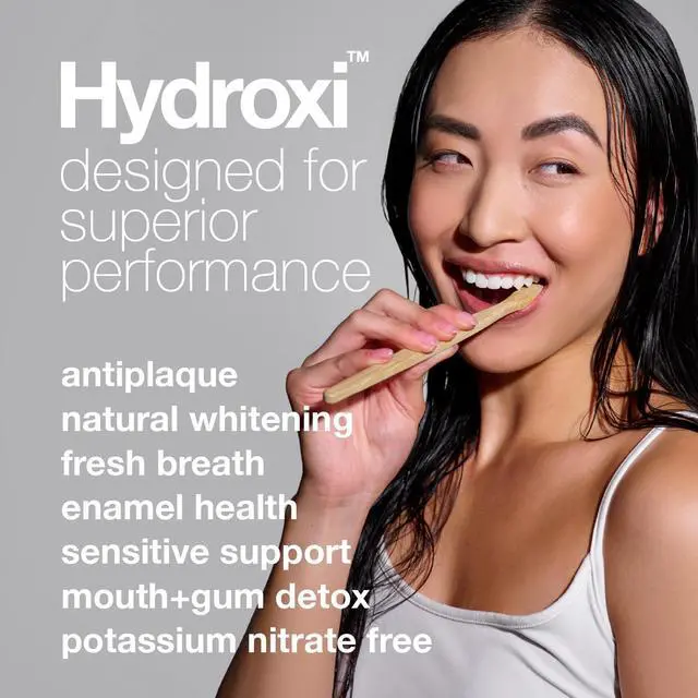 Alt view image 5 of 7 - Davids Hydroxi Fluoride Free Nano Hydroxyapatite Toothpaste for Remineralizing, Sensitive Support, Whitening, Antiplaque, SLS Free, Natural Peppermint, 4oz, Made in USA