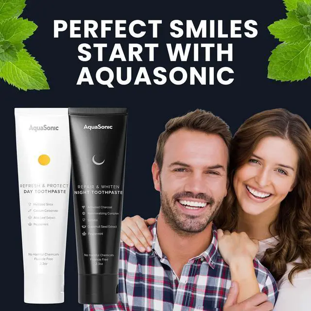 Alt view image 6 of 7 - Complete Care Toothpaste - Refresh & Protect Day, Repair & Whiten Night - Fluoride Free Natural, Anti-cavity, Anti-plaque, Reharden, Strengthen, Whiten, Detoxify