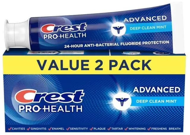 Main image of Pro-Health Advanced Deep Clean Mint Toothpaste, 2 Count (Pack of 1)