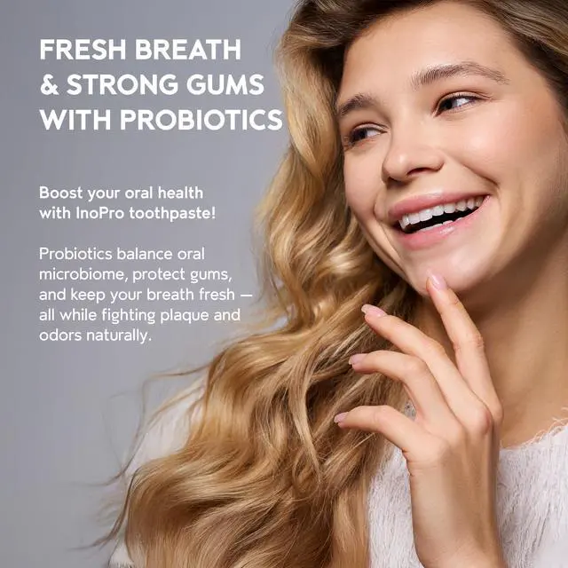 Alt view image 4 of 7 - Whitening Hydroxyapatite Toothpaste with Probiotic for Sensitive Teeth, Fluoride Free Enamel Repair Remineralizing Toothpaste, SLS Free, Baking Soda, Coconut Oil, 5oz