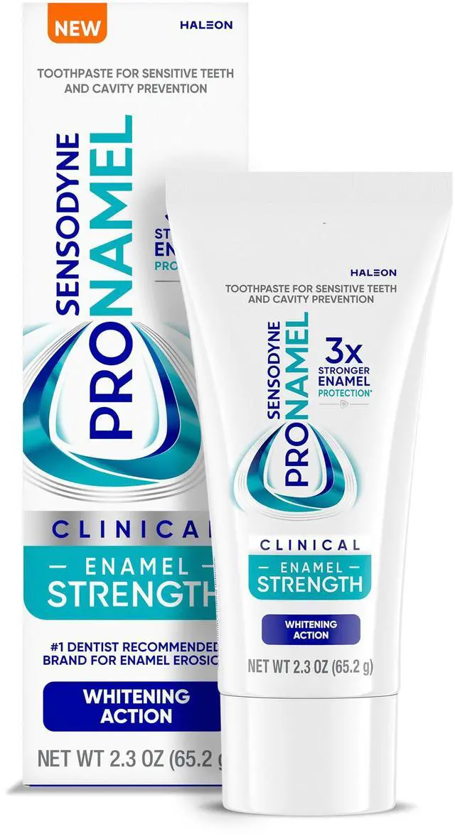 Main image of Clinical Enamel Strength Toothpaste, Whitening Action, 2.3 oz