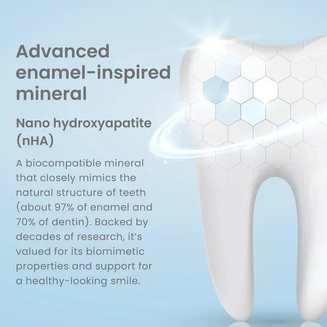 Alt view image 2 of 7 - Botanique Whitening+ Hydroxyapatite Toothpaste, Peppermint, 4 oz | Nano Hydroxyapatite Toothpaste, Support Enamel Strength & Integrity,Great for Sensitive Teeth, Fluoride Free,SLS Free & Vegan