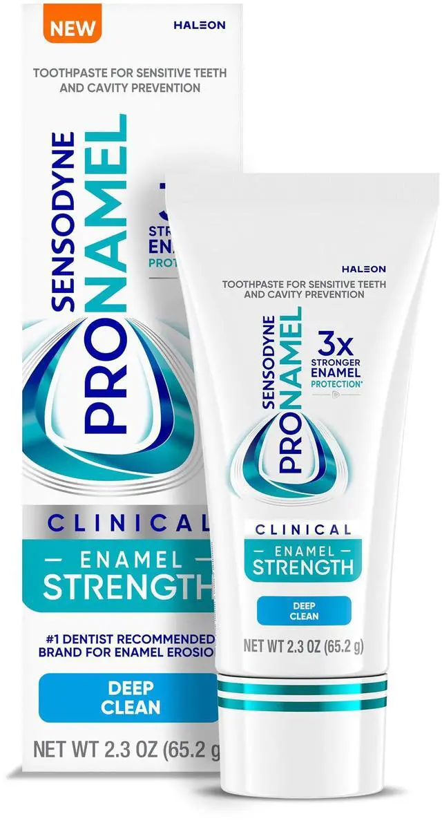 Main image of Clinical Enamel Strength Toothpaste, Deep Clean, 2.3 oz