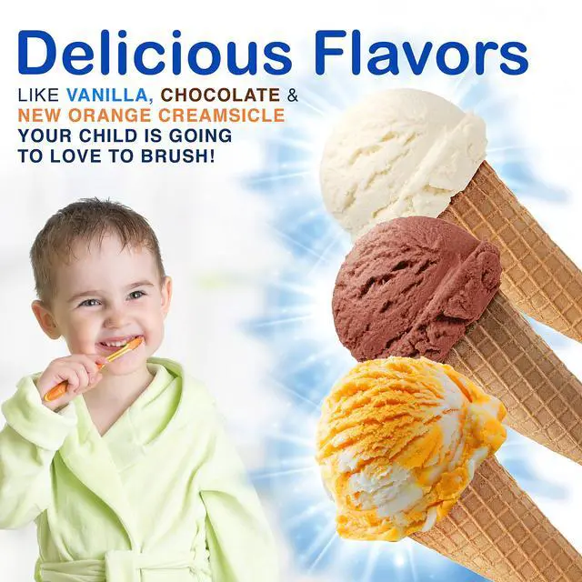 Alt view image 4 of 4 - Cha Cha Chocolate Kids Fluoride Toothpaste, Chocolate Ice Cream Flavor, No Mint Childrens Toothpaste, Cavity Protection, Pediatric Dentist Created, 1-Pack