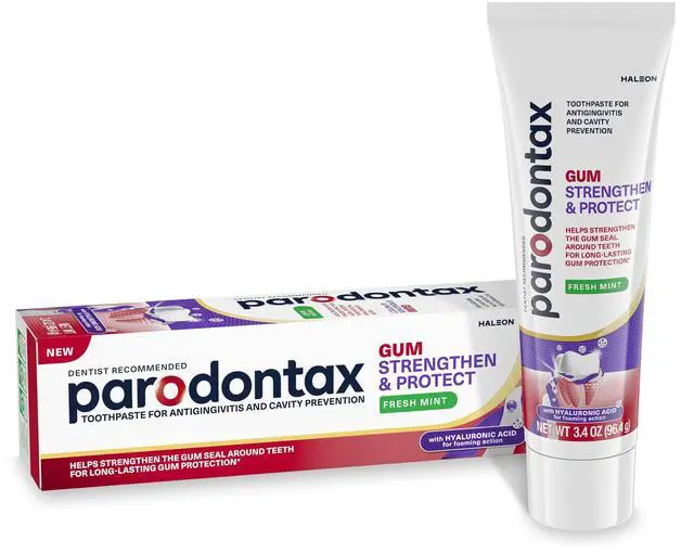 Main image of Gum Strengthen and Protect Fresh Mint Toothpaste, 3.4 oz