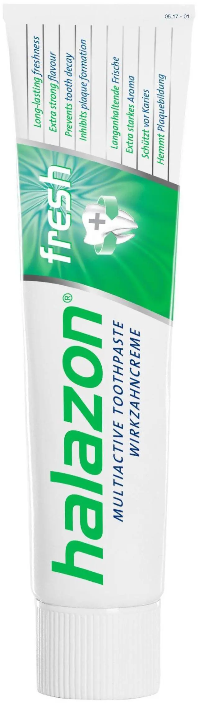 Alt view image 2 of 7 - Fresh Toothpaste 75 ml (2.53 fl oz) Long-Lasting Fresh Breath Toothpaste Antibacterial Oral Care with Menthol Daily Protection German Oral Care Brand