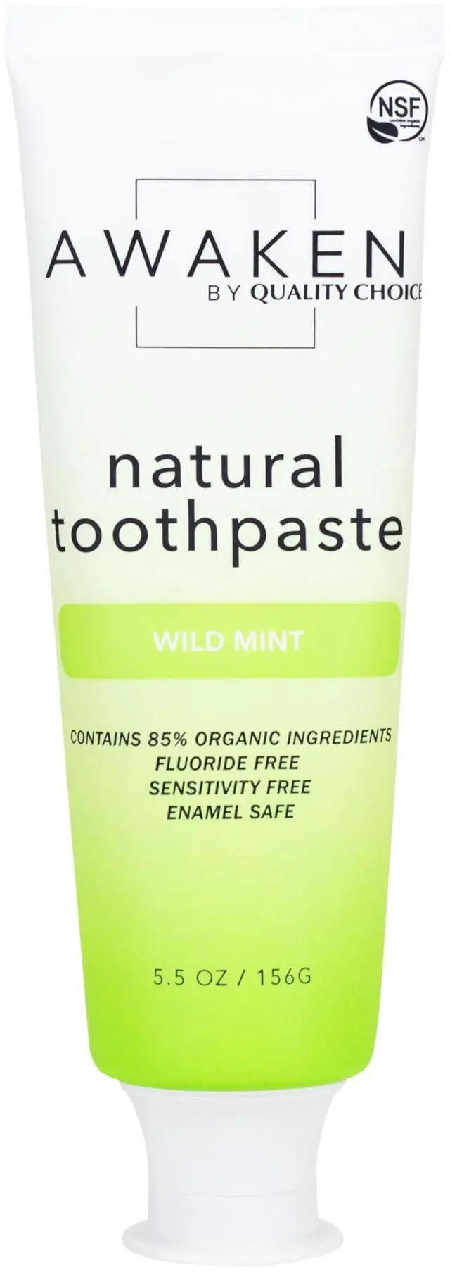 Main image of Natural Toothpaste, Fluoride-Free, 85% Natural Ingredients, Enamel Safe, Sensitivity Free, Gentle Daily Oral Care for Clean Teeth and Fresh Breath