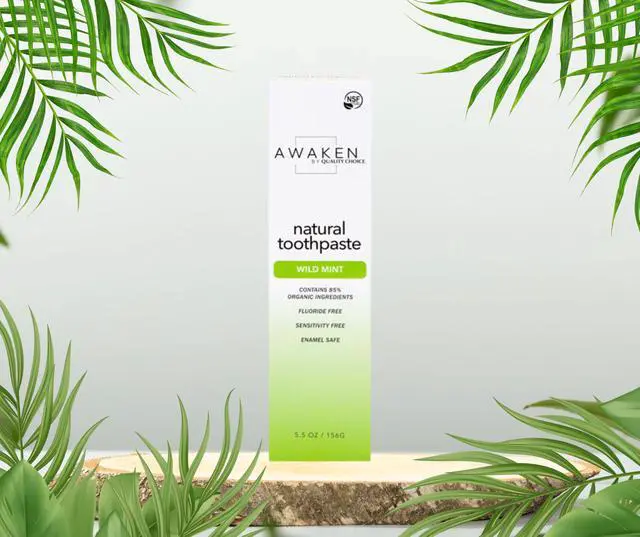 Alt view image 6 of 7 - Natural Toothpaste, Fluoride-Free, 85% Natural Ingredients, Enamel Safe, Sensitivity Free, Gentle Daily Oral Care for Clean Teeth and Fresh Breath