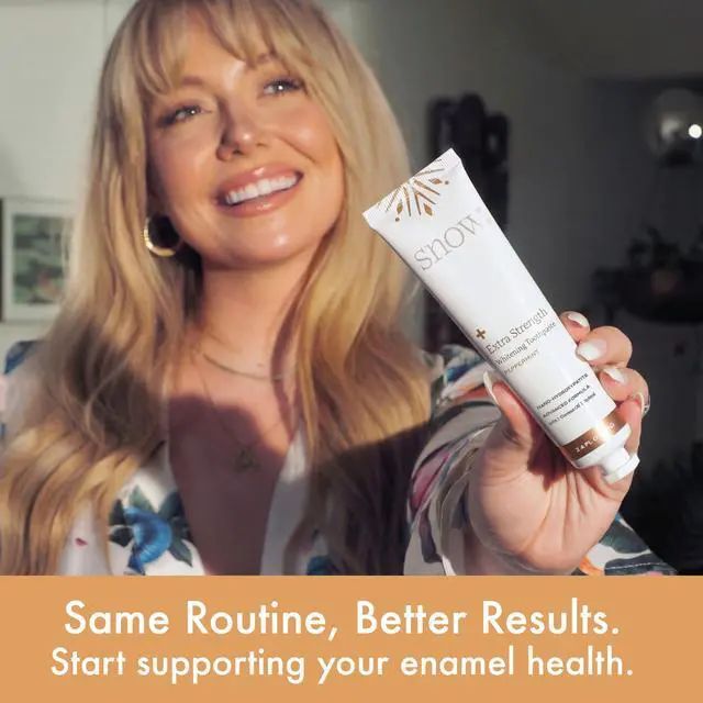 Alt view image 4 of 6 - Extra Strength Teeth Whitening Toothpaste | Nano-Hydroxyapatite Xylitol and Coconut Oil | Helps Visibly Lift Surface Stains | Fluoride Free SLS Free | Peppermint 3.4 oz