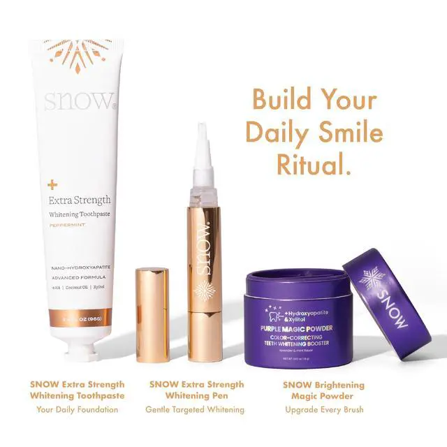 Alt view image 6 of 6 - Extra Strength Teeth Whitening Toothpaste | Nano-Hydroxyapatite Xylitol and Coconut Oil | Helps Visibly Lift Surface Stains | Fluoride Free SLS Free | Peppermint 3.4 oz