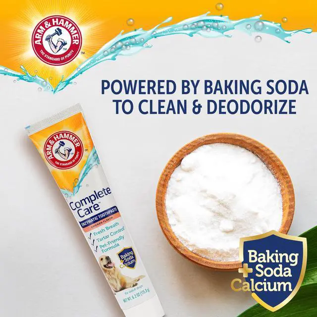 Alt view image 7 of 7 - Complete Care Enzymatic Dog Toothpaste with Baking Soda and Calcium, Fluoride-Free Chicken Flavor for Plaque, Tartar, and Fresh Breath, 6.2 Oz Value Size