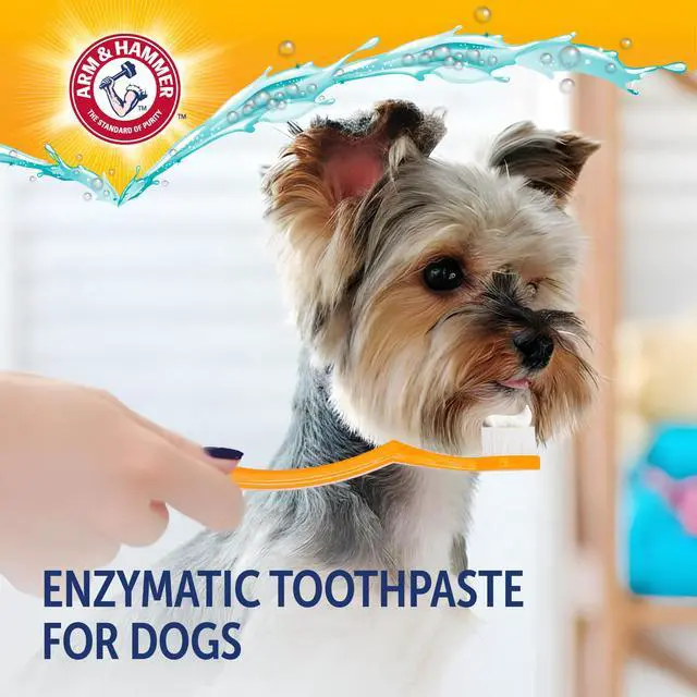 Alt view image 4 of 7 - Complete Care Enzymatic Dog Toothpaste, Peanut Butter Flavor, Baking Soda and Calcium, Enzymatic Tartar Control Formula, Non-Toxic, Fluoride Free, 6.2 Oz