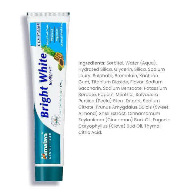 Alt view image 2 of 6 - Bright White Toothpaste, Fluoride Free to Reduce Plaque & Whiten Teeth, 6.17 oz, 2 Pack