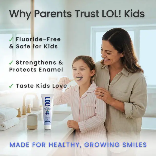 Alt view image 3 of 7 - Kids Toothpaste No Fluoride, Fluoride Free Toothpaste Kids, Nano Hydroxyapatite Toothpaste with Probiotics & Xylitol, Remineralizing, Natural Plant-Based Foam, Blueberry Flavor