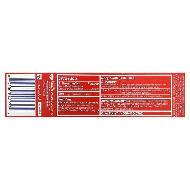 Alt view image 3 of 3 - Optic White Renewal Enamel Strength Teeth Whitening Toothpaste, 3 Oz