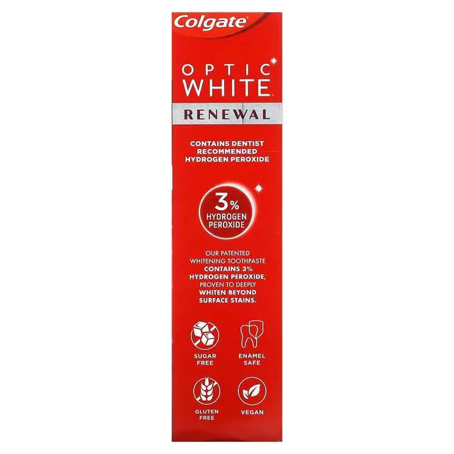 Alt view image 2 of 3 - Optic White Renewal Enamel Strength Teeth Whitening Toothpaste, 3 Oz