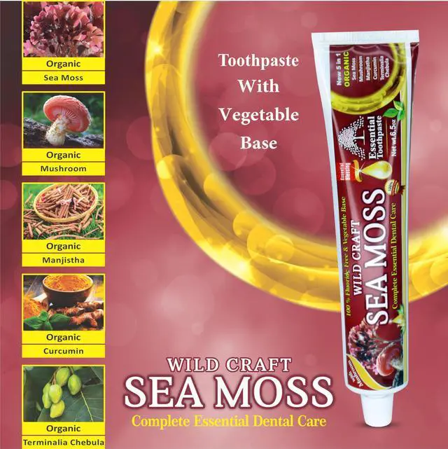 Alt view image 3 of 5 - Sea Moss- 6.5 oz Pack of 1 | A Unique Blend of Sea Moss, Mushroom, Manjistha, Curcumin, Terminalia Chebula