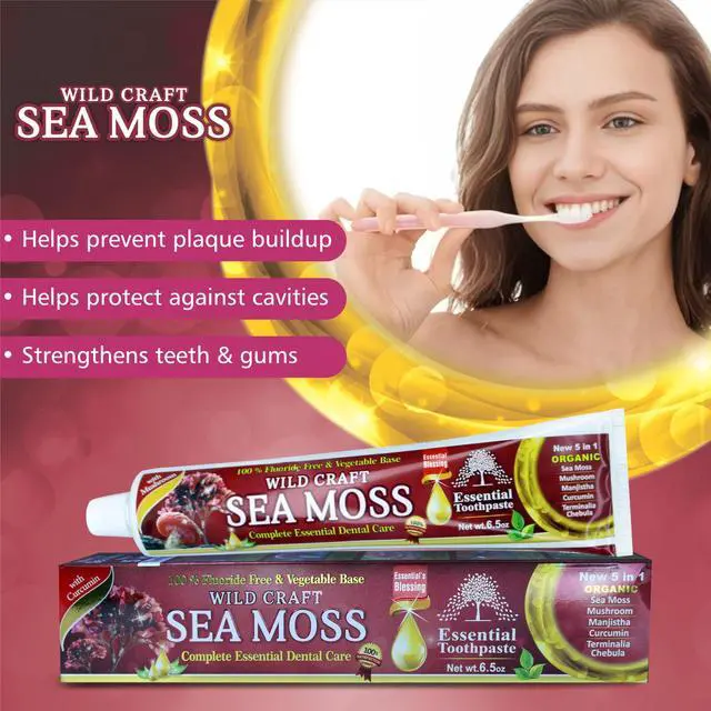 Alt view image 5 of 5 - Sea Moss- 6.5 oz Pack of 1 | A Unique Blend of Sea Moss, Mushroom, Manjistha, Curcumin, Terminalia Chebula
