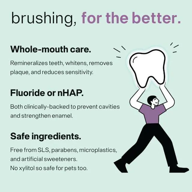 Alt view image 5 of 7 - Fluoride Free Toothpaste Tablets, Mint, Nano Hydroxyapatite, Xylitol Free, Travel Friendly Resealable Pouch, Eco-Friendly 125ct / 2 Month Supply