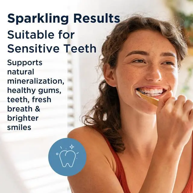 Alt view image 2 of 7 - PerioBiotic Silver Hydroxyapatite Toothpaste - Fluoride Free Toothpaste with Oral Probiotics with Whitening Hydroxyapatite - Supports Gum Health & Remineralization (3 Pack, 4oz)