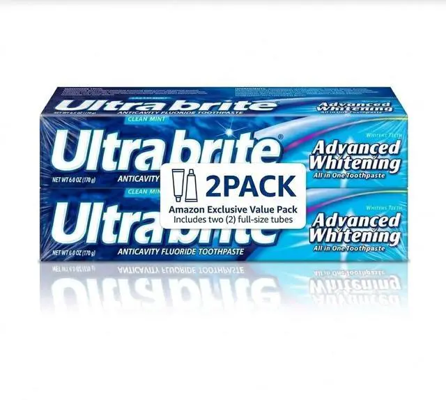 Alt view image 2 of 3 - Advanced Whitening Toothpaste Clean Mint 6 oz (Pack of 2)