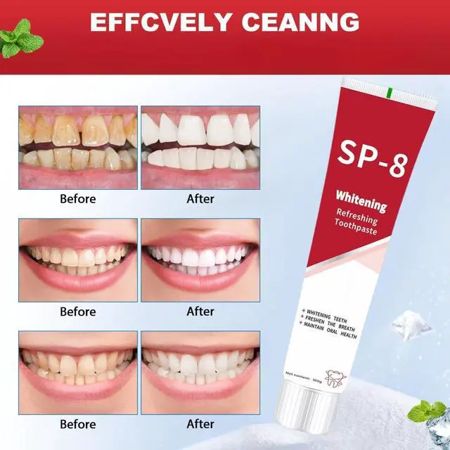 Alt view image 5 of 7 - SP-8 Probiotic Toothpaste, SP8 Toothpaste Fresh Breath, Deep Cleaning Care (01)