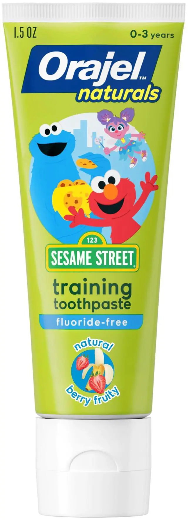 Main image of Kids Elmo Training Toothpaste Fluoride-Free; #1 Pediatrician Recommended Fluoride-Free Toothpaste*, 1.5oz Tube