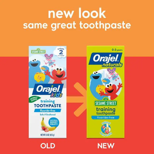 Alt view image 2 of 7 - Kids Elmo Training Toothpaste Fluoride-Free; #1 Pediatrician Recommended Fluoride-Free Toothpaste*, 1.5oz Tube