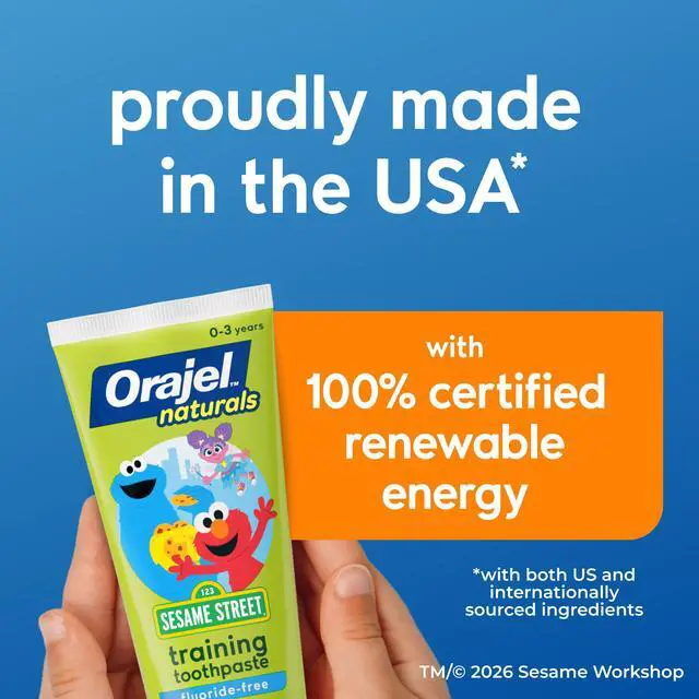 Alt view image 5 of 7 - Kids Elmo Training Toothpaste Fluoride-Free; #1 Pediatrician Recommended Fluoride-Free Toothpaste*, 1.5oz Tube