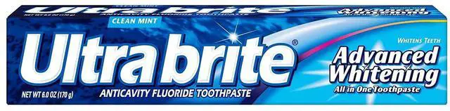 Main image of Frankel & Frankel Ultra Brite Advanced Whitening Toothpaste, Clean Mint 6 Ounce