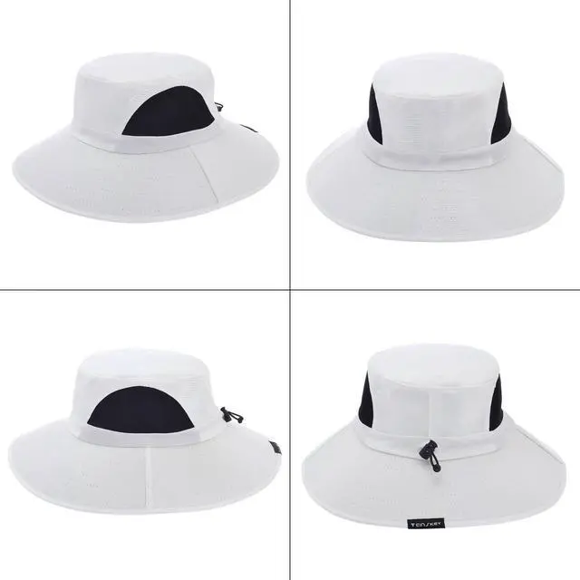 Alt view image 7 of 7 - Wide Brim Sun Bucket Hat, Waterproof Boonie Hat for Men & Women