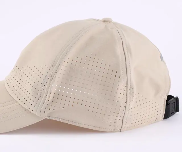 Alt view image 5 of 7 - Water Repellent UPF50+ Quick Dry Sun Hat Running Baseball Cap for Men Women Beach Golf Hat Light Khaki Medium