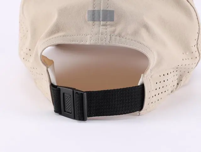 Alt view image 6 of 7 - Water Repellent UPF50+ Quick Dry Sun Hat Running Baseball Cap for Men Women Beach Golf Hat Light Khaki Medium