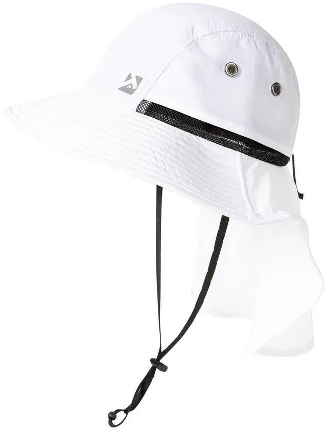 Main image of Oversized XL XXL Mens Sun Hat Big Head Neck Flap Shade Waterproof UPF50+ Wide Brim Hat Fishing Safari Hiking (US, Alpha, Large, X-Large, White)