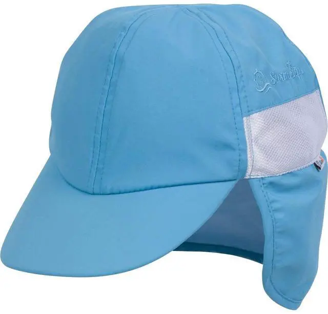 Main image of Sun Hat with Neck Flap | UPF 50+ Protection for Baby, Toddler, and Kids Aqua