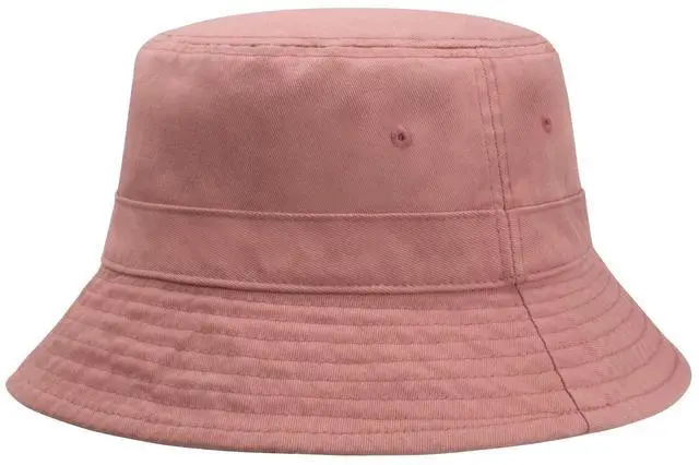 Main image of Hot Summer Bucket Hat - Trendy Cotton Sun Hat for Beach, Golf, Fishing - Fun Outdoor Vacation Boonie for Men and Women (Dusty Rose)