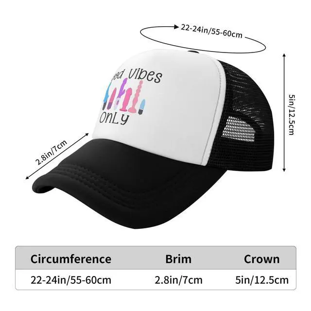 Alt view image 6 of 6 - Funny Toy Trucker Hat Unisex Adult Hats Adjustable Cap for Men and Women Classic Fishing Caps Black