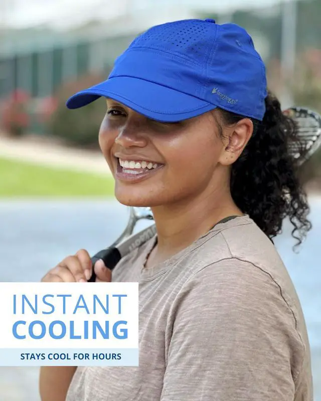 Alt view image 2 of 7 - Chilly Pro Cooling Hat, Instant Cooling and Sun Protection, Light Gray Camo, OS