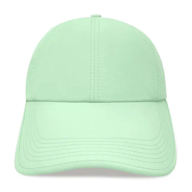 Alt view image 2 of 7 - Women's Wide Brim Sun Hat with Adjustable Ponytail, UV Protection, Packable Floppy Beach Hat for Hiking, Fishing, and Outdoor Activities (Mint Green)