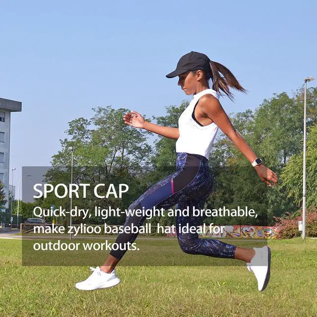 Alt view image 5 of 7 - Sunscreen Summer Running Cap,Soft Crown Cooling Baseball Hat Cap,Lightweight Quick Dry Sun Hat