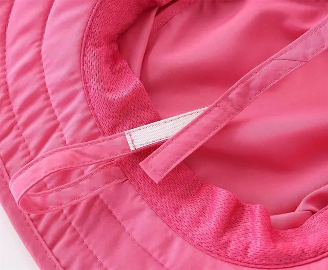 Alt view image 6 of 7 - Kids UPF 50+ Bucket Sun Hat UV Sun Protection, Hot Pink, 2-6T