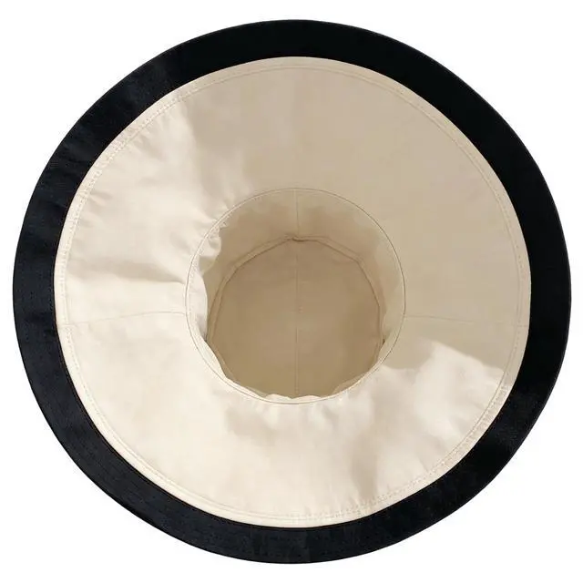Alt view image 5 of 7 - Sun Hats for Women Outdoors Foldable Beach Summer Fishing Hat Wide Brim UV Protection Bucket Hat Black