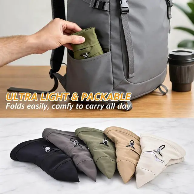 Alt view image 6 of 7 - Women's UPF 50+ Waterproof Wide Brim Sun Bucket Hat with Ponytail Hole
