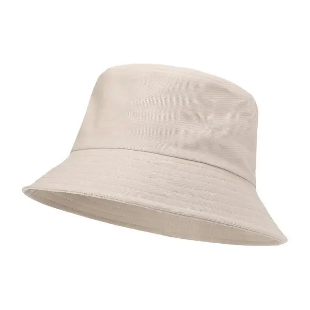 Alt view image 7 of 7 - 3 Packs Unisex Athletic Bucket Hat Solid Colors Sun Hat with UV Protection for Outdoor Sports Packable Summer Hats 3 White/Beige/Dusty Blue One Size