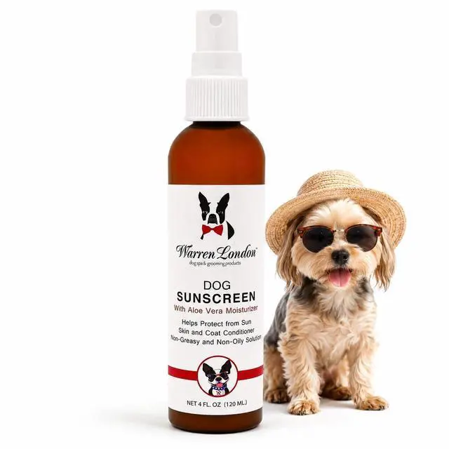 Main image of Dog Sunscreen Spray Protection with Aloe Vera I Dog Skin Soother I Puppy Sunblock I Made in USA- 4oz