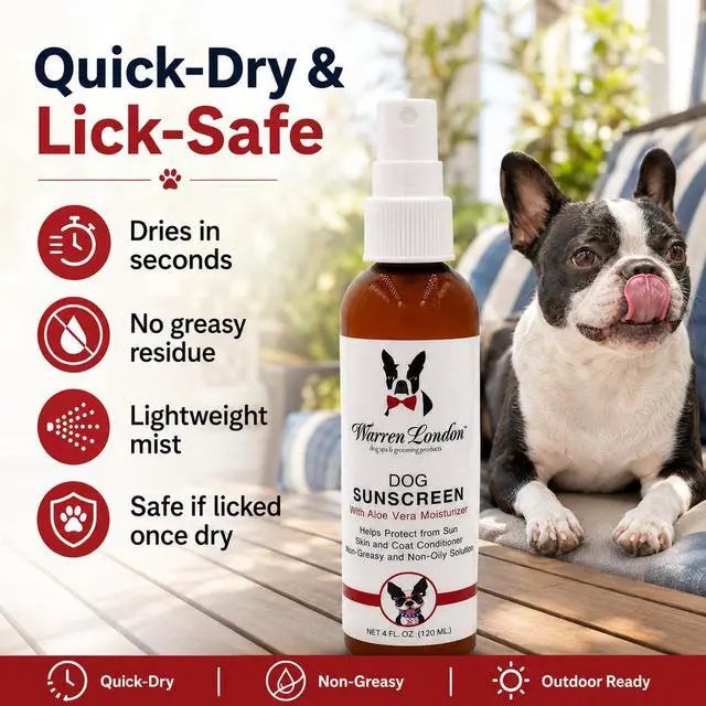 Alt view image 5 of 7 - Dog Sunscreen Spray Protection with Aloe Vera I Dog Skin Soother I Puppy Sunblock I Made in USA- 4oz