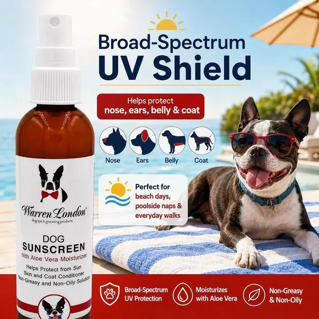Alt view image 6 of 7 - Dog Sunscreen Spray Protection with Aloe Vera I Dog Skin Soother I Puppy Sunblock I Made in USA- 4oz